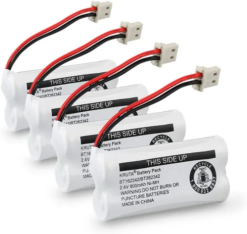 Baterías para teléfono inalámbrico BT162342, BT262342 compatible con BT183342, BT283342, BT166342, BT266342, VTech CS6114, CS6419, CS6719 at&T