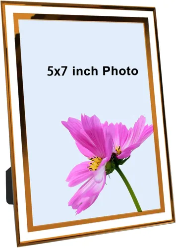 Miniatura 14 de ABAJI Marco de vidrio para fotos de alta transparencia, estilo vertical y horizontal para estante de escritorio y mesa de oficina, galería familiar