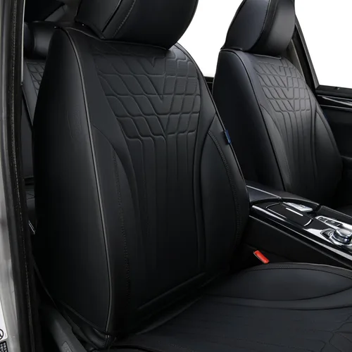 Miniatura 6 de Doogo Fundas de asiento de automóvil, fundas de asiento delantero para automóviles, protector universal de asiento de automóvil, fundas de asiento