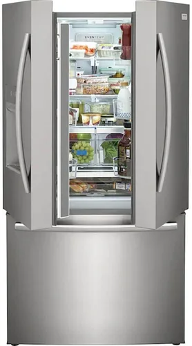 Miniatura 5 de Frigidaire Gallery GRFS2853AF - Refrigerador de puerta francesa de acero inoxidable a prueba de manchas de 278 pies cúbicos