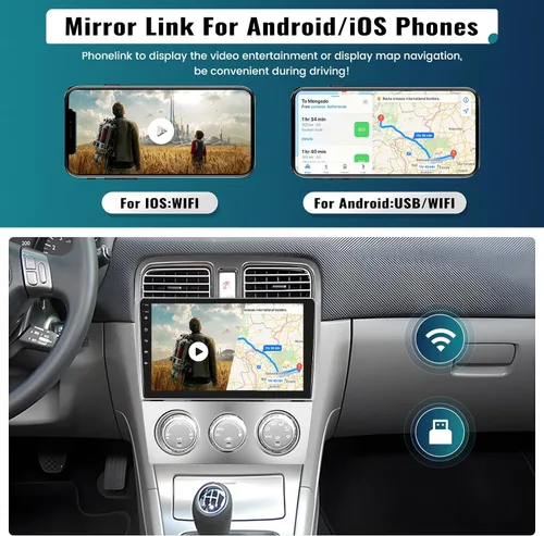 Miniatura 8 de 【4 núcleos + 64G HiFi Audio】 Estéreo de coche para Subaru Forester 2004 2005 2006 2007 2008 Android Radio inalámbrica A-pple CarPlay Android Auto 9