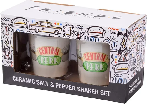 Miniatura 4 de Silver Buffalo Friends Central Perk To-Go - Salero de cerámica y pimentero