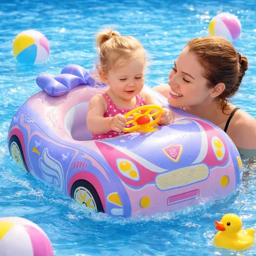 Flotador de piscina para bebé, flotadores 3D para niños pequeños de 1 a 2 años, flotadores de piscina para bebés de 6 a 12 meses, flotadores de