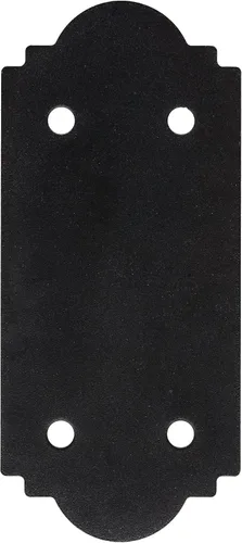 Simpson Strong-Tie APST612 Outdoor Accents® Mission Collection® ZMAX®, correa negra con recubrimiento en polvo para 6X (paquete de 8)
