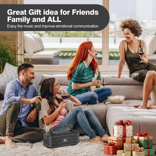 Miniatura 8 de Altavoz Bluetooth de 120W Pico 80W Portátil Inalámbrico Hi-Fi Fuerte para Exteriores IPX6 Impermeable Altavoces Grandes para Fiestas con Graves