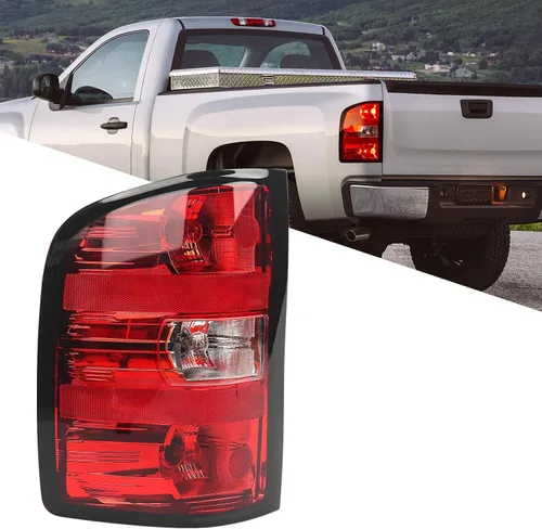 Ensamble de luz trasera Huray para Chevy Silverado 2007-2013 1500 2500 HD 3500 HD lámpara de freno trasera estilo OE 25958482 GM2800207 (izquierda)