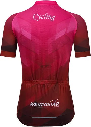 Miniatura 2 de Womens Cycling Jersey Short Sleeve Cycle Racing Shirt Shorts Bicycle Bike Girl Sportwear Clothing