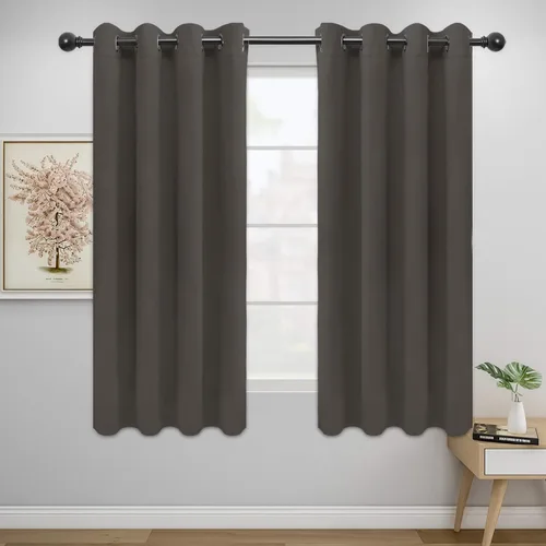 Miniatura 238 de Easy-Going - Cortinas opacas para dormitorio, aislamiento térmico sólido con ojales, cortinas de ventana para reducción de ruido, cortinas