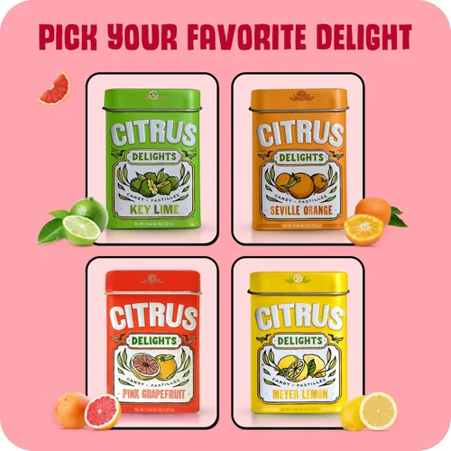 Miniatura 7 de Big Sky Citrus Delights - Pastillas de caramelo - Paquete de 12 caramelos cítricos a granel - Ayuda a eliminar el mal aliento y la boca seca - 1.07