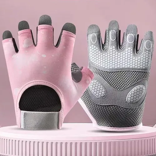 Miniatura 5 de 2 guantes de levantamiento de pesas para hombres y mujeres, protección completa de la palma y transpirables, guantes de entrenamiento para gimnasio
