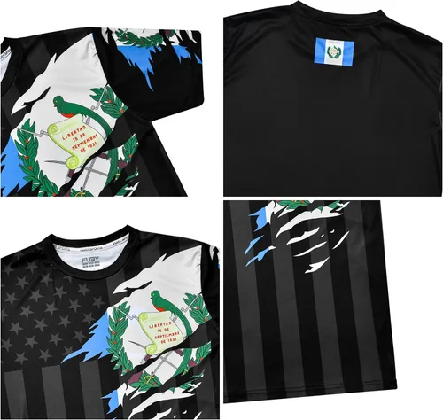 Miniatura 4 de Fury Camiseta unisex de fútbol con la bandera de Estados Unidos y México