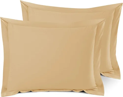 Miniatura 9 de Nestl Juego de 2 fundas tipo sham de almohada suaves - Fundas de almohada de microfibra de doble cepillado - Fundas de almohada de cama premium