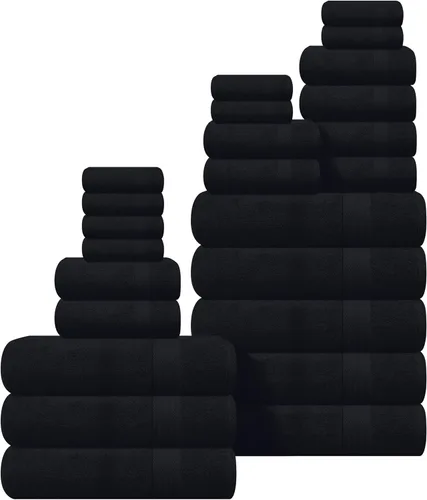 Miniatura 111 de GLAMBURG - Juego de 12 toallas faciales ultrasuaves de 13 x 13 pulgadas, 100% algodón, duraderas y altamente absorbentes, ideales para baño, cocina