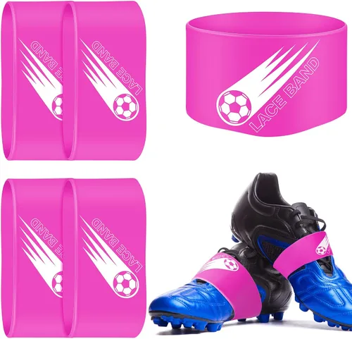Miniatura 13 de Patelai 4 piezas de cubierta de cordón para tacos de fútbol, banda de zapato de fútbol, cubierta de zapato de fútbol, bandas de taco de fútbol