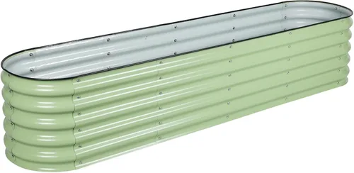 Miniatura 39 de Aoodor Aluzinc - Cama de jardín modular 2 en 1 elevada de metal, 63 pulgadas de largo x 32 pulgadas de ancho x 32 pulgadas de alto, maceta