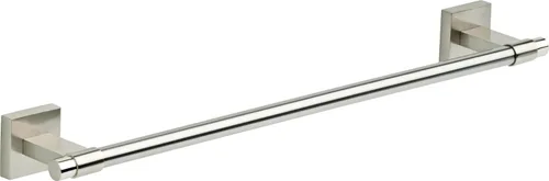 Miniatura 9 de Franklin Brass Maxted (1 paquete) Barra para toallas de 18 pulgadas para baño, barra para toallas color negro mate para pared de baño, soporte