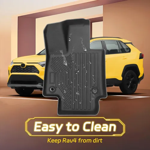 Miniatura 6 de Alfombrillas de Piso para Toyota RAV4 (Incluye Híbrido) 2025 2024-2019 6 Piezas Alfombrillas RAV4 Todo Clima Juego Completo para Accesorios Toyota