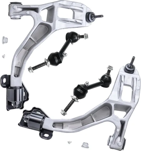 Miniatura 24 de Detroit Axle - Kit de 4 brazos de control delanteros para Ford Mustang 05-10, 2 brazos de control inferiores, 2 puntales 2005 2006 2007 2008 2009