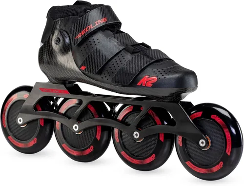 Miniatura 4 de K2 Skate Redline 110 C Negro/Rojo Patines En Línea