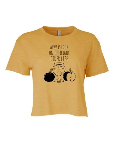 Miniatura 10 de Sweet Carrot Lime, Cute Women's Screen Printed Crop Tee, Shirts With Sayings, Heather Gray or Gold (L, Heather Gray)