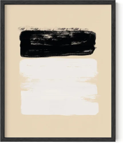 Miniatura 10 de HAUS AND HUES Póster de arte abstracto negro, impresión de pared abstracta negra, arte geométrico, decoración de arte abstracto, decoración de pared