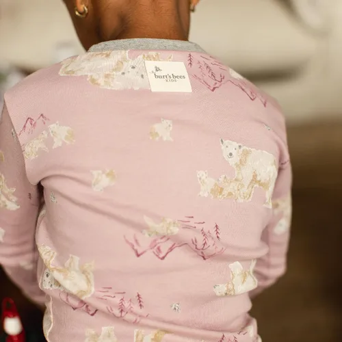 Miniatura 130 de Burt's Bees Baby Pijama para bebé niña, 100% algodón orgánico, pijama de una pieza, overol diagonal con cremallera, ajuste cómodo