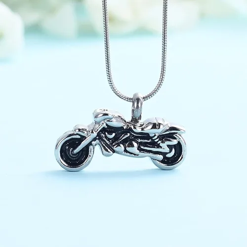 Miniatura 15 de Imrsanl Joyería de cremación para cenizas, motocicleta, automóvil pequeño, collar de urna de tractor para cenizas para hombres, recuerdo