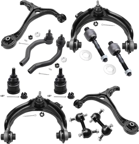 Miniatura 26 de Detroit Axle - Kit de suspensión delantera de 12 piezas para Mercury Grand Marquis Ford Crown Victoria Town Car 2003-2011, 2 brazos de control