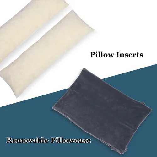Miniatura 3 de Almohada de elevación de brazo rellena de espuma viscoelástica triturada, almohada de elevación estabilizadora para hinchazón y circulación, alivio