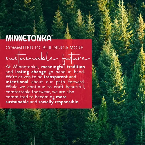 Miniatura 7 de Minnetonka - Pantuflas con suela rígida y forro de pelo para hombre