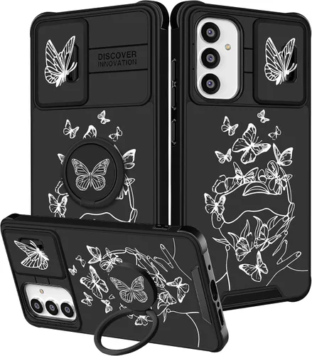 Miniatura 65 de Funermei Funda para teléfono Samsung Galaxy Note 10 Plus – Funda femenina bonita para niñas, diseño inspirador estético con funda para cámara