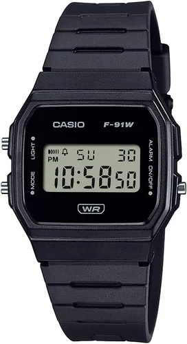 Miniatura 10 de Casio F91W Series Digital Watch Water Resistant LED Light 1/100 SEC Stopwatch Regular Time Keeping (HR, Min, SEC, PM, Date, Day) Daily