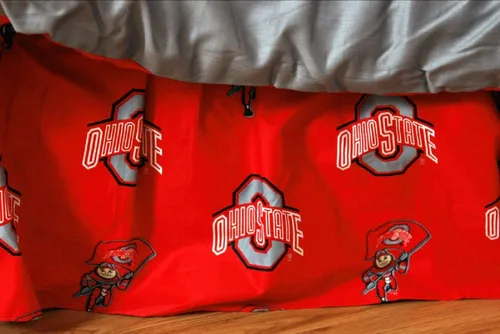 Miniatura 4 de College Covers Everything Comfy Nebraska Cornhuskers - Falda de cama con volantes, tamaño individual