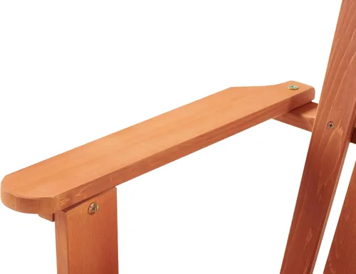 Miniatura 7 de Silla Adirondack en miniatura de madera maciza Hemlock, tumbona compacta para patio al aire libre, resistente a la intemperie, asiento de hoguera