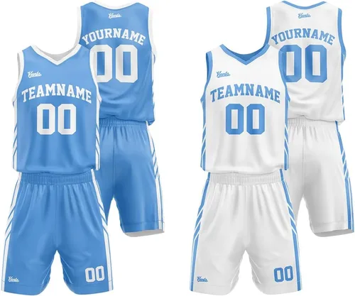 Camiseta de baloncesto reversible personalizada para hombres, mujeres, adultos, jóvenes, con logotipo de número de nombre