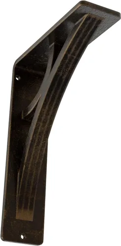 Miniatura 67 de Ekena Millwork BKTM02X10X12TGLABS Soporte de metal, 2 pulgadas de ancho x 10 pulgadas de profundidad x 12 pulgadas de alto, latón envejecido
