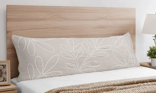 Miniatura 3 de Sweet Jojo Designs Funda de almohada de cuerpo de hojas botánicas bohemias (almohada no incluida), género neutro, marfil, crema, beige, tostado