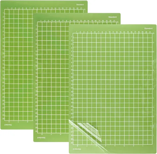 Alfombrilla de corte de 8.5 x 12 pulgadas para Cricut Joy Xtra (agarre estándar), 3 alfombrillas de corte adhesivas reutilizables de agarre