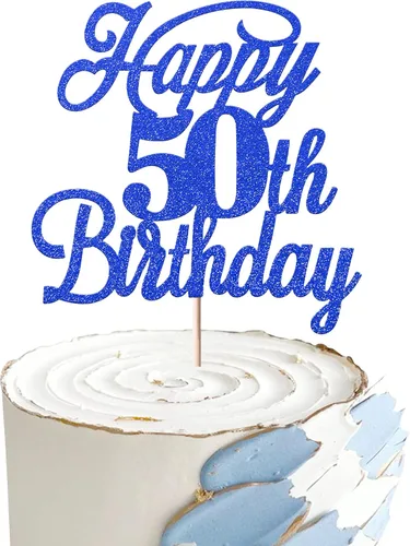 Miniatura 10 de Rsstarxi 1 paquete de decoración para tarta de cumpleaños 8 con purpurina negra de 8 años y fabulosos saludos a 8 años de edad, para celebrar el 8º