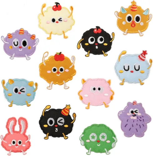 Miniatura 11 de 12 parches de gatos lindos para coser, parches autoadhesivos para chaquetas, mochilas, jeans, ropa, zapatos, parches de bricolaje