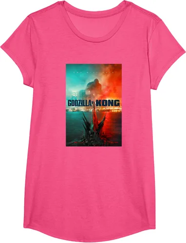 Miniatura 9 de Godzilla vs Kong - Camiseta oficial con póster, Negro