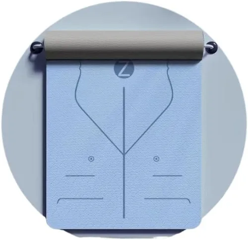 Miniatura 4 de colchonetas de gimnasia Colchonetas De Fitness Para Pilates, Esterillas Antidesgarro Para Entrenamiento En Casa Con Bolsa De Almacenamiento