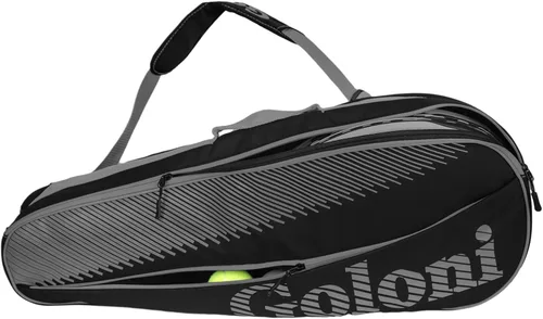 Miniatura 7 de Goloni Bolsa para 3 raquetas de tenis, para jugadores profesionales o principiantes, bolsa de protección para raquetas con almohadilla protectora