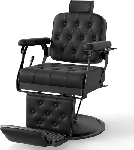 Miniatura 10 de Artist hand Silla de peluquero para estilista, Silla de salón reclinable hidráulica multiusos, Sillas de peluquería de servicio pesado, Barbería
