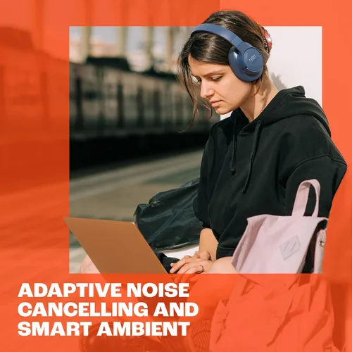 Miniatura 4 de JBL Tune 770NC - Cancelación de ruido adaptativa con auriculares inalámbricos Smart Ambient sobre la oreja, Bluetooth 5.3, batería de hasta 70H