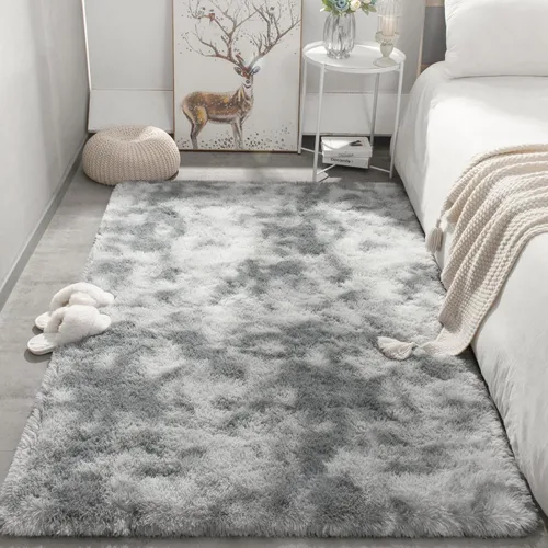 Miniatura 110 de Merelax Alfombra Moderna Suave y Esponjosa Shaggy para Dormitorio Sala de Estar Decoración de Sillas Pequeñas Alfombras Tapetes para Pies Piso, Verde