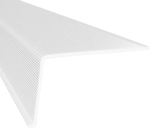 Miniatura 12 de KASTLITE Reemplazo de la cubierta de luz curvada debajo del gabinete, difusor de lente acrílico blanco liso para debajo del gabinete, 12 pulgadas