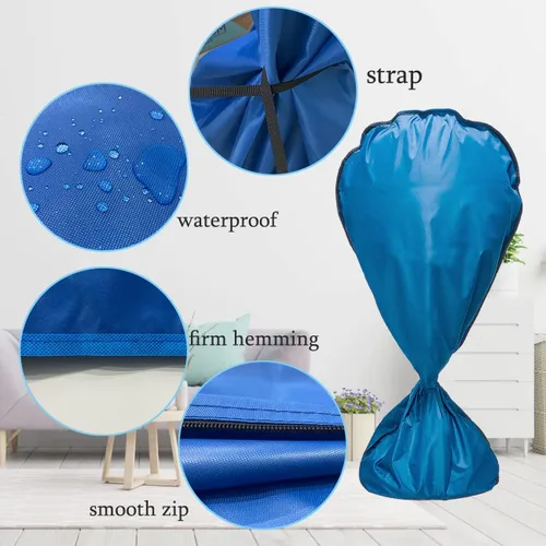 Miniatura 3 de J&C Cubierta para ventilador de pedestal: protección exterior e interior, impermeable y resistente al polvo