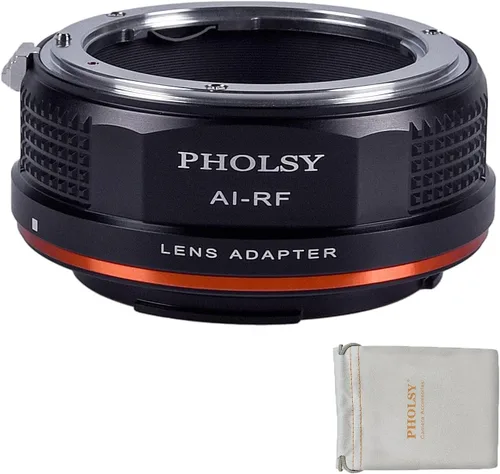 Miniatura 9 de PHOLSY Adaptador de montaje de lente para lente Nikkor G/F/AI/AIS/D/AF-S Compatible con lente Nikon F (tipo G) a cuerpo de cámara Canon EOS RF