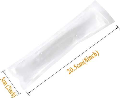 Miniatura 7 de Bolsas desechables para paletas de hielo, bolsas para congelador de paletas para palitos de yogur, jugos y batidos de frutas, paletas de caramelo
